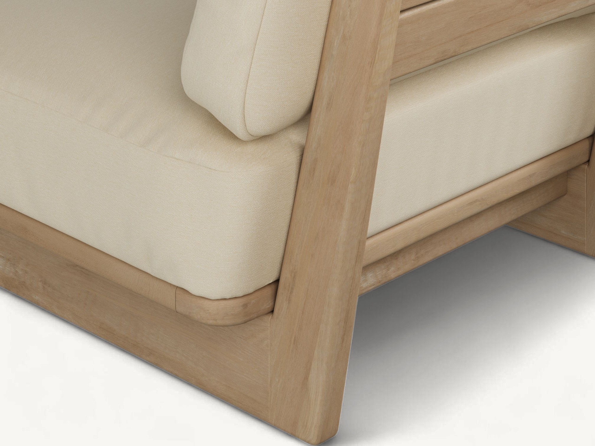 Naima Outdoor Armless Sofa - Image 5