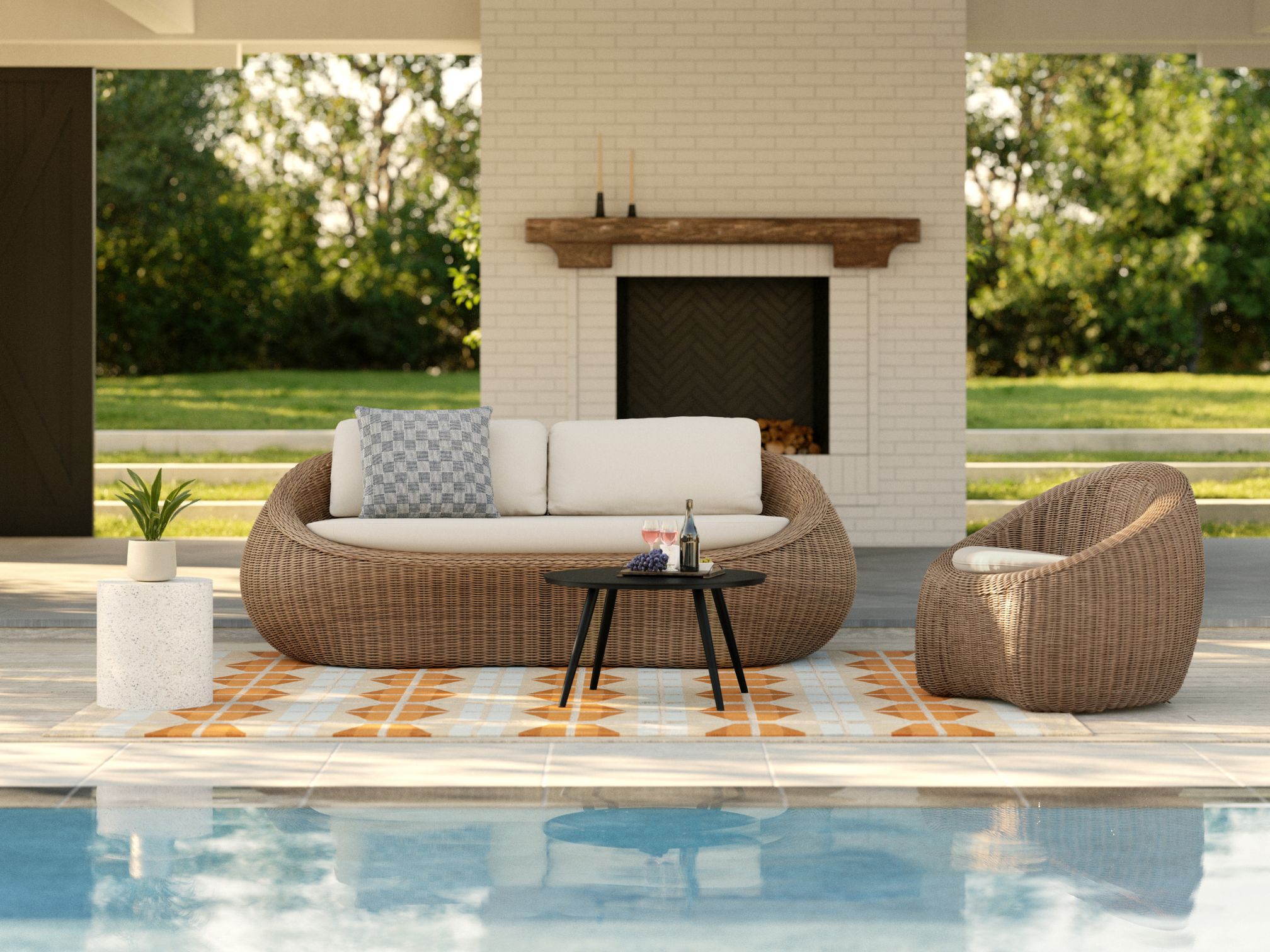 Orino Outdoor Sofa - Image 9